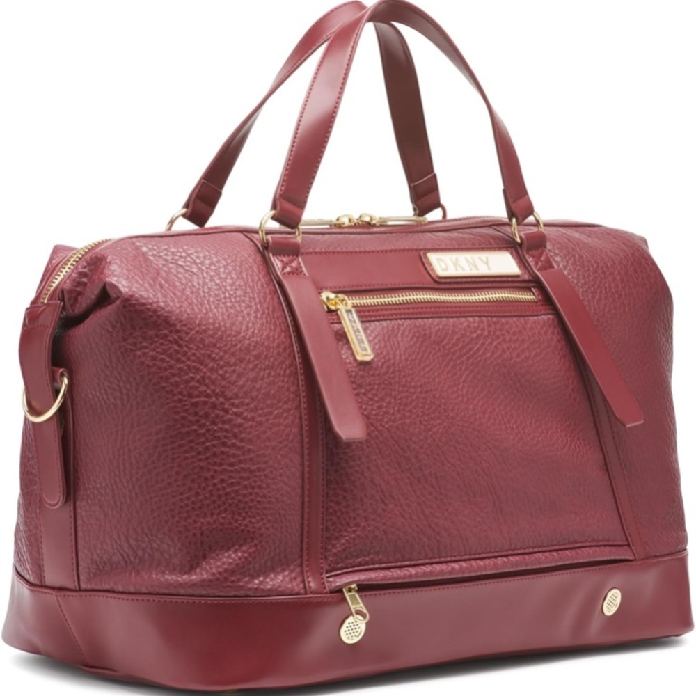 DKNY Rose Travel Bag with Gold Hardware